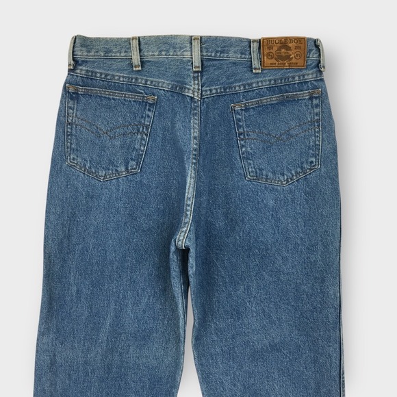 Vintage‎ Bugle Boy Jeans Mens 32x29 Blue Denim Relaxed Tapered Grunge USA 90s - Picture 1 of 9